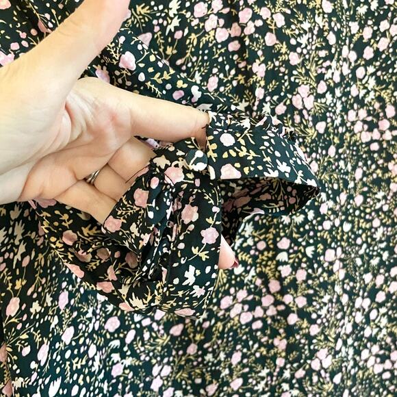 J. Crew - Long Sleeve Shirtdress in Fall Garden Floral - Picture 5 of 10